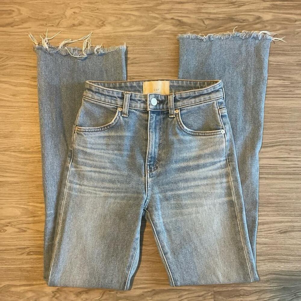 CQY Luxury Denim Flared Jeans